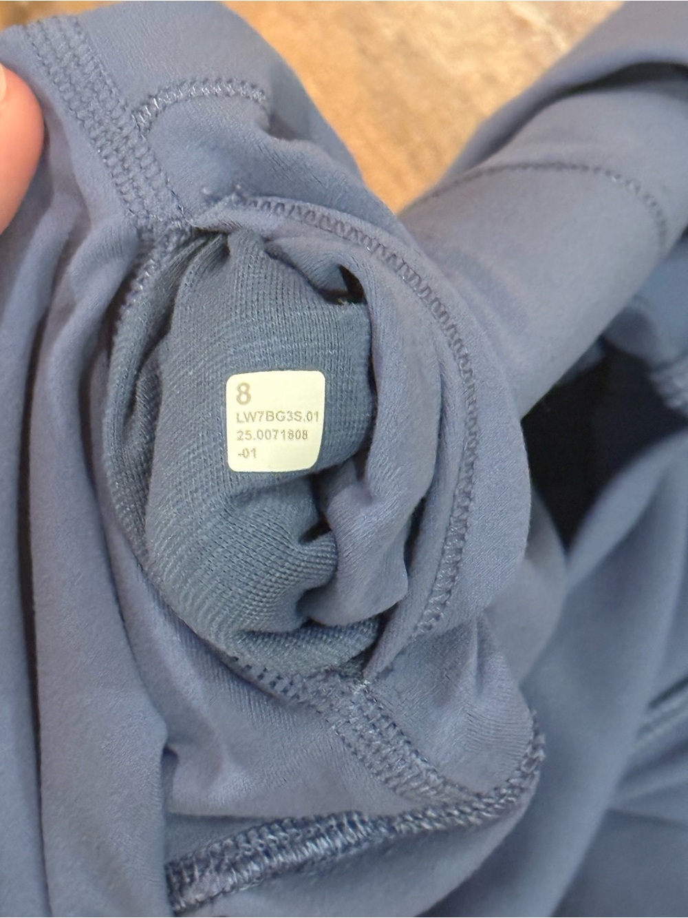 Lululemon Align High Rise Shorts 6” Inseam in Washed Denim Size 8 - Picture 5 of 10